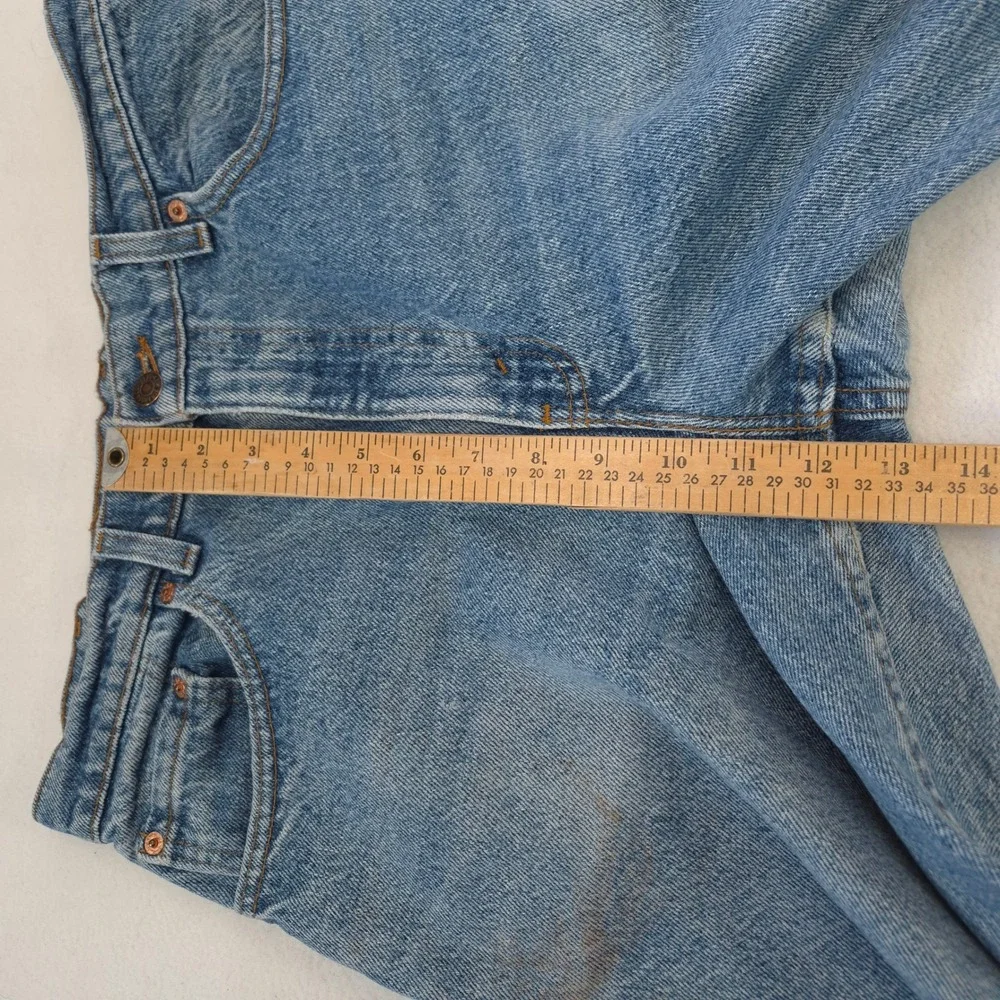 Levi 550 Relaxed Fit Jeans Blue W33 L32 Vintage 90s Tapered Leg Denim Workwear